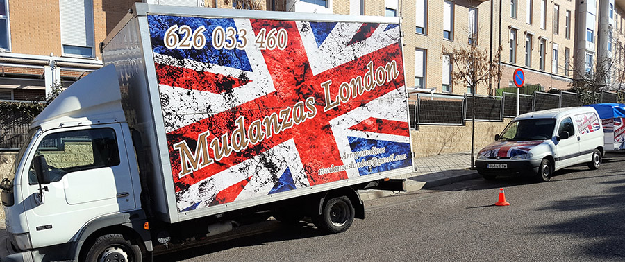 Camión y camioneta – Mudanzas London